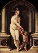GOSSAERT, Jan (Mabuse) Venus and Cupid oil painting